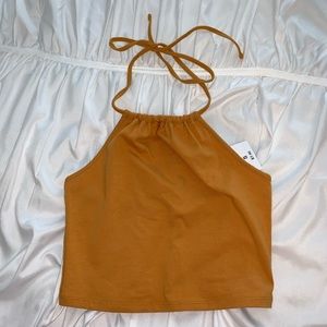 NWT halter crop top